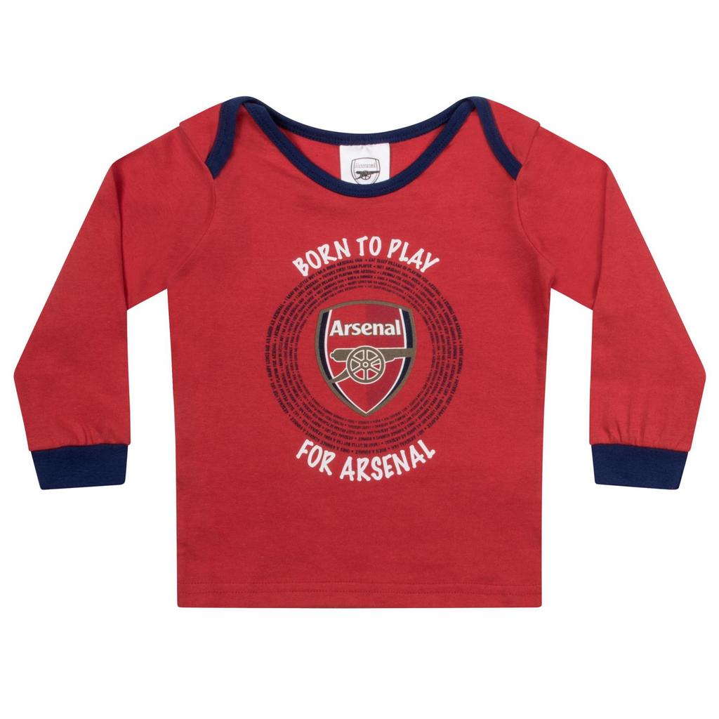 Arsenal FC Baby Boys Born To Play Long Pyjama Set