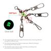 Interlock Snap Fishing Swivels Luminous Fishing Snap Tackle Fishing Pin Connector  Squid Jig