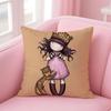 santoro Gorjuss Cushion Cover Linen Minimalist Cover Soft Decor for Sofa Home Room