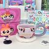 Uroczy ceramiczny kubek Powerpuff Girls Kubek do picia dla chłopców i dziewcząt Kubek do picia dla pary Kubek do kawy do biura Prezent na urodziny