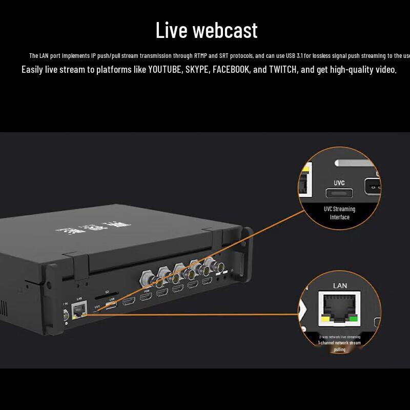 JiaShiYing R3PRO-H 4K HDMI/SDI Live Stream Switcher