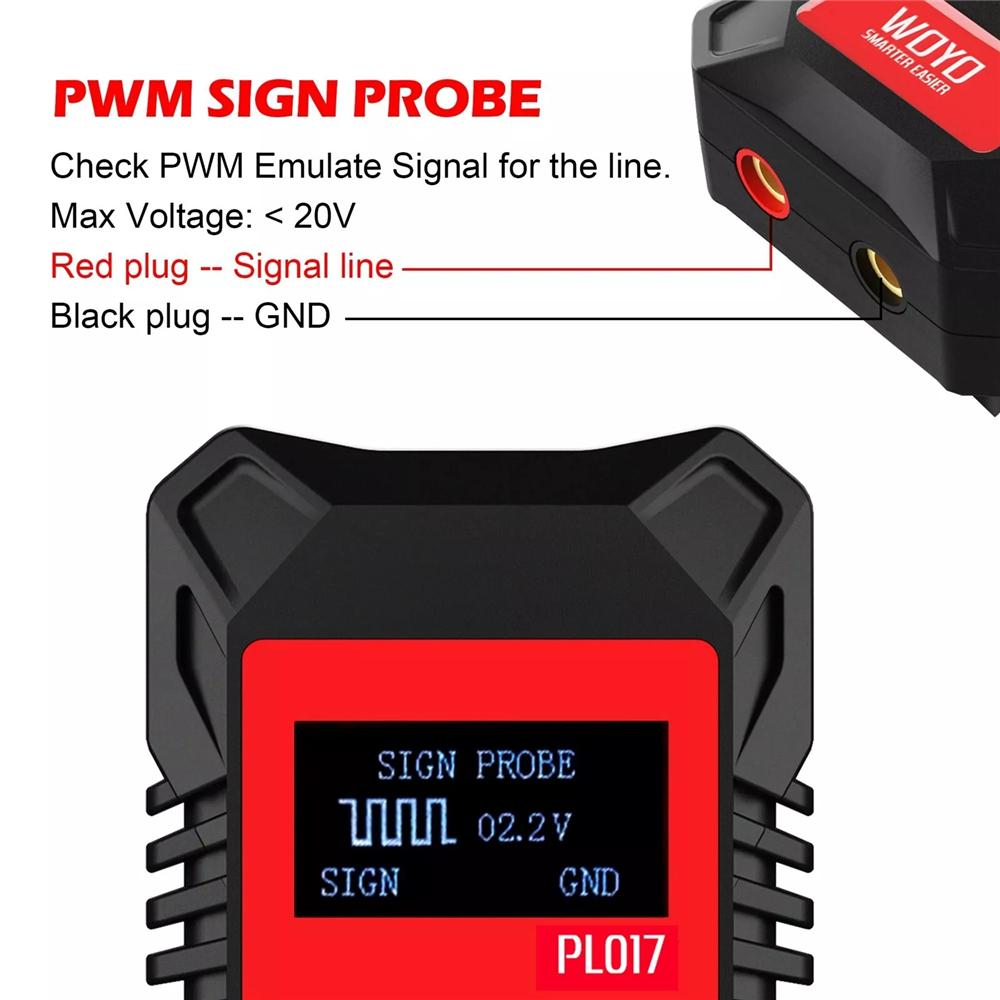 WOYO CAN LIN PWM Tester ist ein digitaler Tester, der speziell für Automobilelektronik entwickelt wurde,