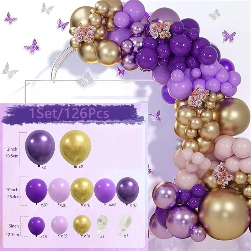 Balloon Party Birthday Wedding Balloon Set Decoration Scene Arrangement Background Wall Balloon Chain