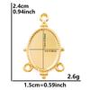 6Pcs Heart Sun Angle Pendants Base Flat Bails Round Stainless Steel Charms For Jewelry Making Supplies Diy Enamel Stone Crystal