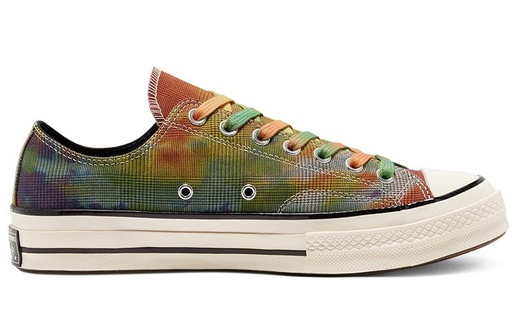 Chuck 70 Converse Low 'Glen Plaid Tie Dye' 168879C
