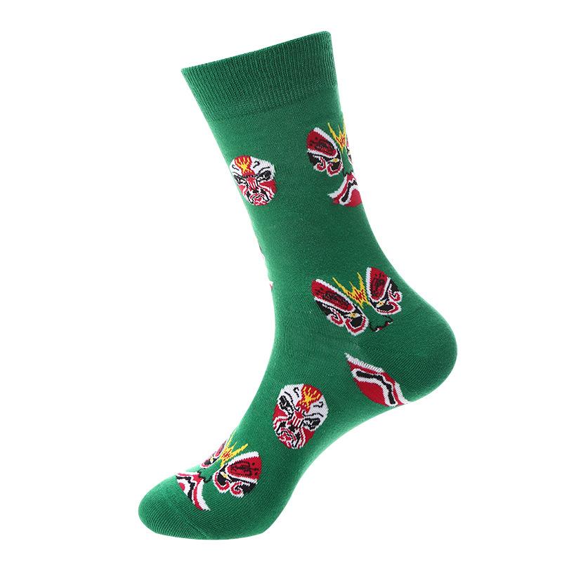 Cartoon Fruit Animal Cake Flower Mixed Colors, Pure Cotton, INS Fashion Brand, Net Red, Casual Fashion Socks for Men and Women