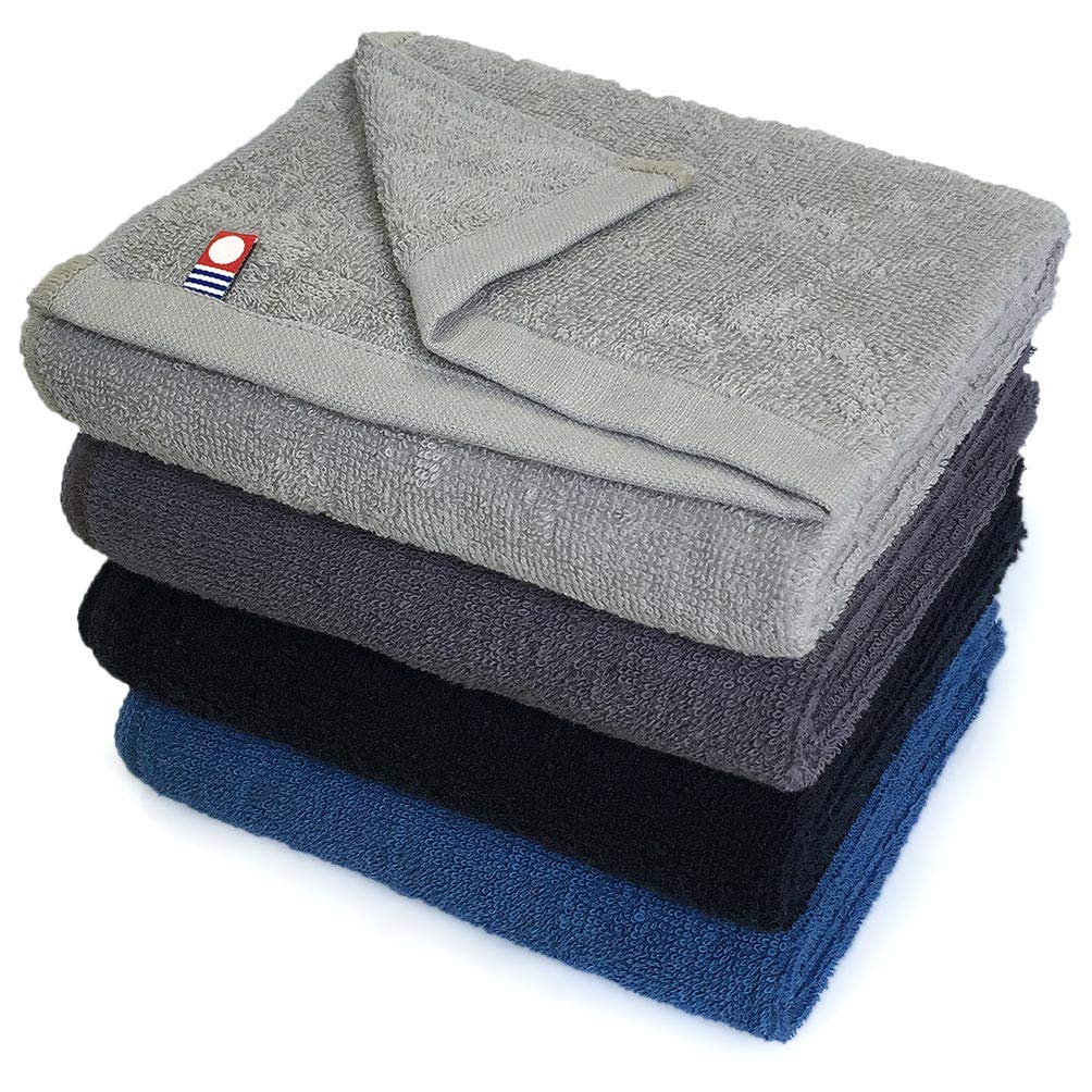 

Murakami Imabari Face Set of M for Beauty Available in 100 Indoor Gray and Towels, Commercial-Grade Towels, 4, Color, 34x86cm, Salons, Colors,