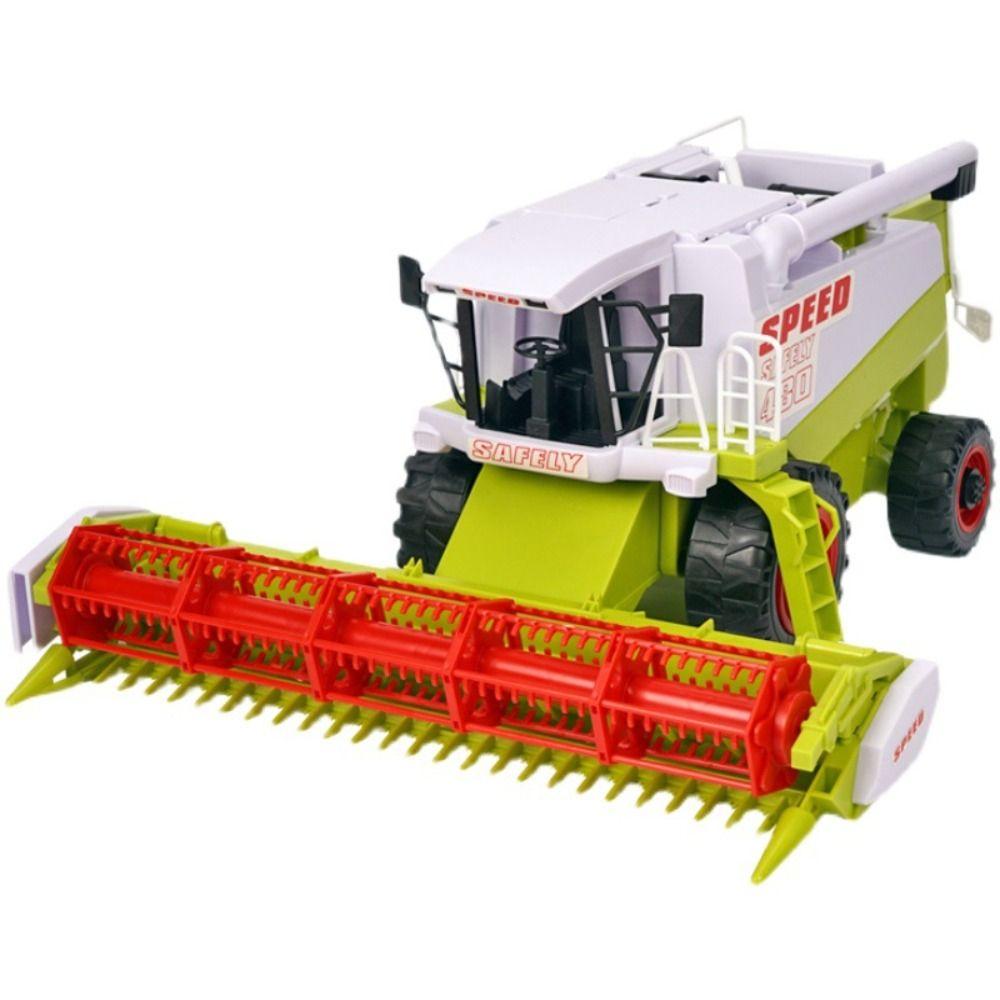 High Simulation Farm Tractor Toy Inertial Driving Farm Truck Toy Harvester Truck Model Kids Toy