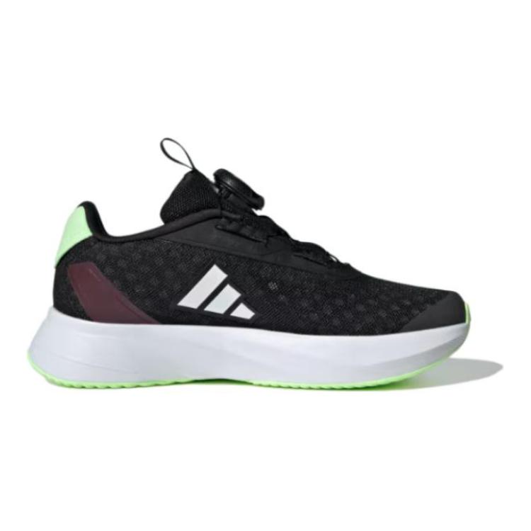 New adidas Duramo SL BOA K 'Black White Green Spark' IF5984