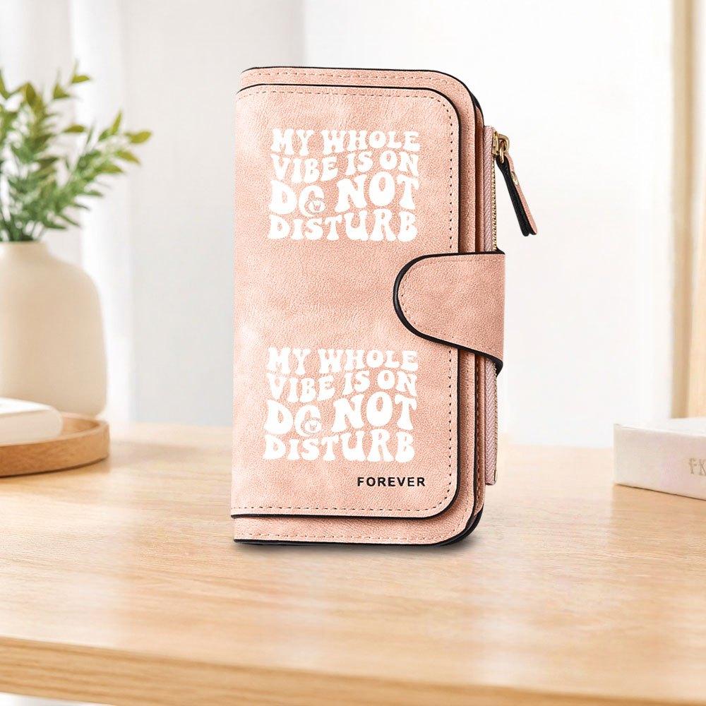 Gesture Long Zipper Wallet, Large Capacity Card Holder, Unisex Clutch Bag, Fashionable Zipper Coin Purse, Suitable for Daily Use, A Great Gift for