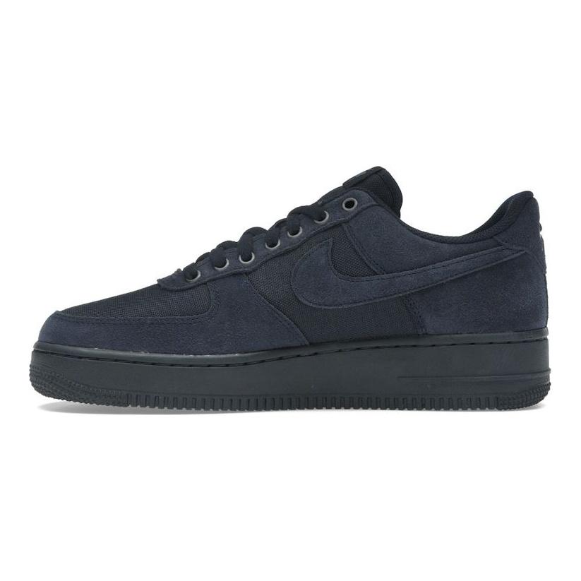 Nike Air Force 1 07 Low Dark Obsidian Cordura Unisex Sneakers Blue Black HQ3822-400