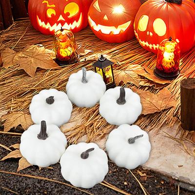 6 sztuk sztucznych dyni model sztuczne warzywa na Halloween