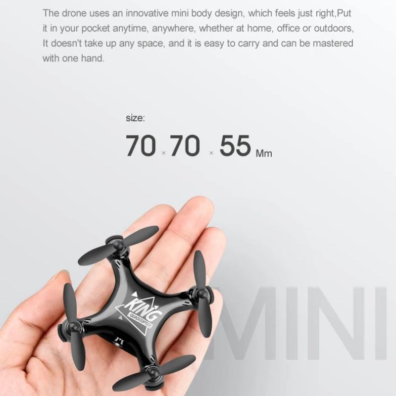 New K01 Mini Drone 4K Aircrat Aerial Camera Movie Quality Photography connect to VR Remote Control Aircraft 360° roll Aircraft Helicopter Kid Toy Gift