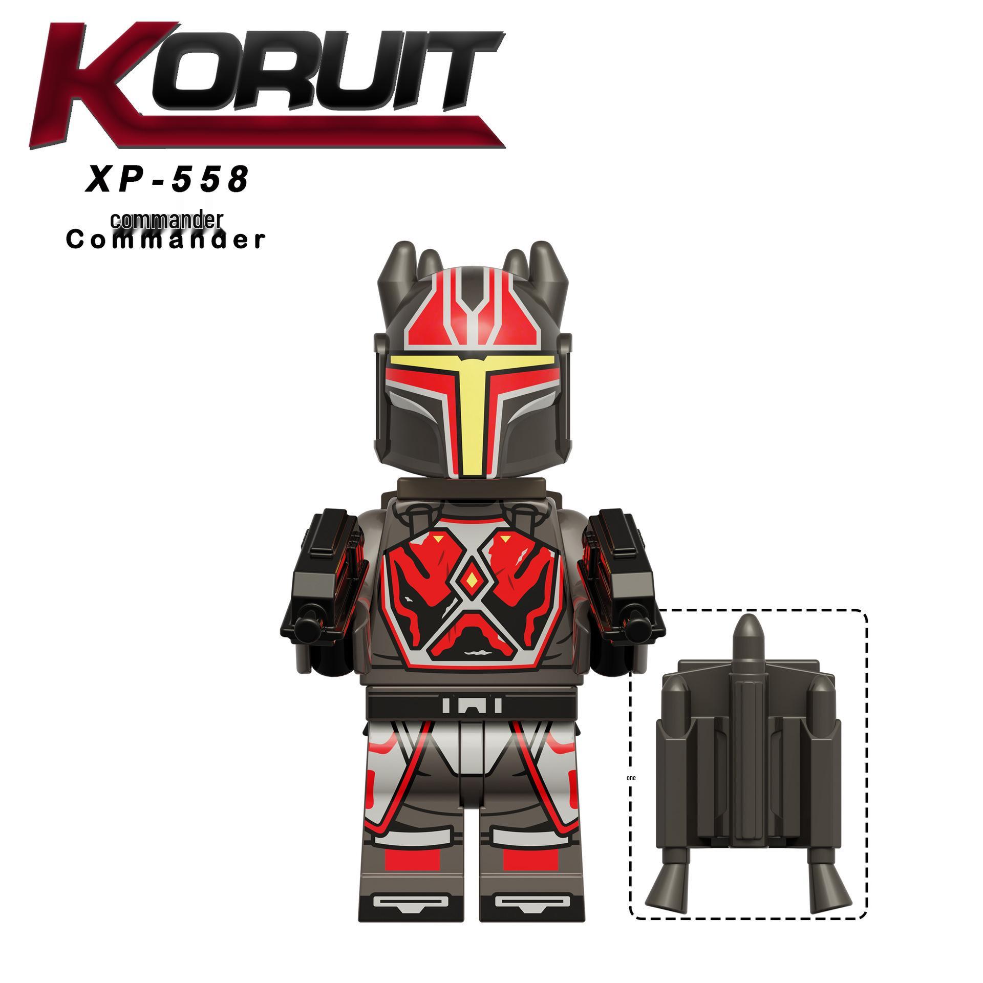 KT1074 Star Wars Bane Commander Building Block Figure Toy