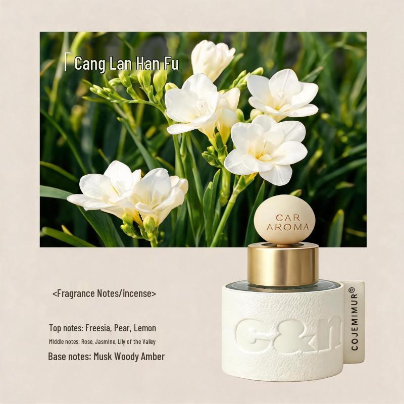 50ML High-End Car Fragrance Diffuser - Long-Lasting Essential Oil Air Freshener Ornament Gift