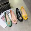 2025 Rain Shoes Women's Fashion Outer Wear Non-slip Sandals Korean Version Cute Waterproof Shoes Adult Water Shoes Shallow Single Shoes Rain Boots
