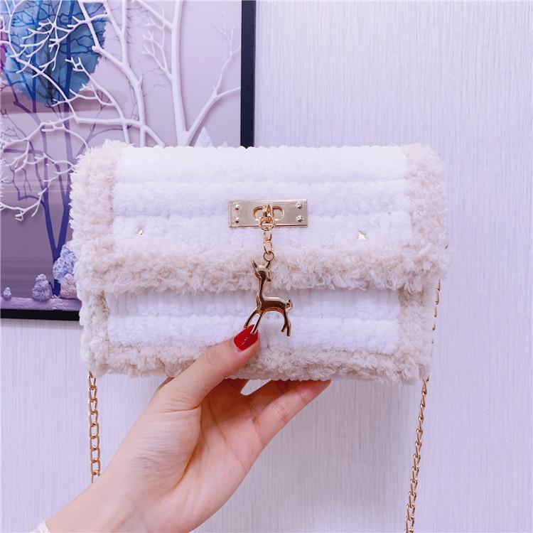 Handwoven Bag Diy Ice Grid Mesh Yarn Material Kit For Women Style