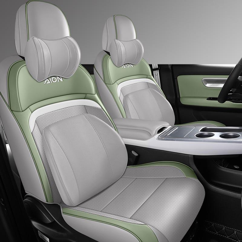 2023 Aion Y+ Leather Car Seat Cover, All-Season, Full Coverage, Universal Fit