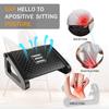 New Under Desk Footrest with Massage Rollers Ergonomic Foot Stool for Home Office Pain Relief and Comfort