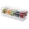 Five-part Refrigerator Storage Box Can Be Split Seasoning Box for Picnic Fresh Ice Box with Lid Transparent Salad Tray