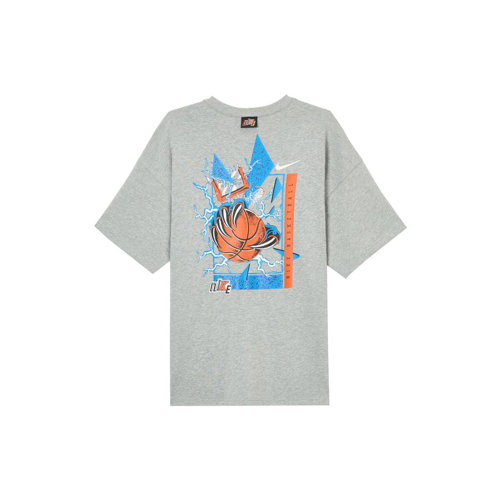 Nike Rückenaufdruck Logo Schriftzug Basketball Rundhals Kurzarm T-Shirt Herren T-Shirts IH9269-063