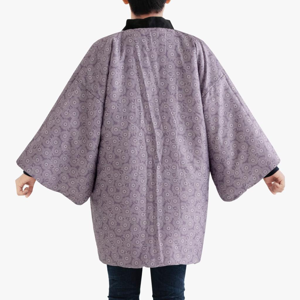 KYOETSU Reversible Hanten with Cotton Lining Men's (Winter Jacket) (Size M, 1A-1B)
