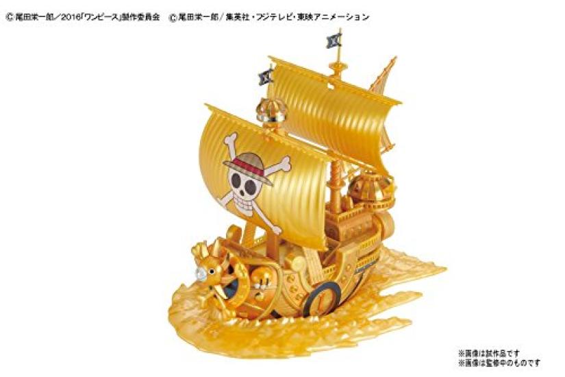One Piece Grand Ship Collection Thousand Sunny Release Commemorative Color Plastic Model "FILM GOLD" Ver.