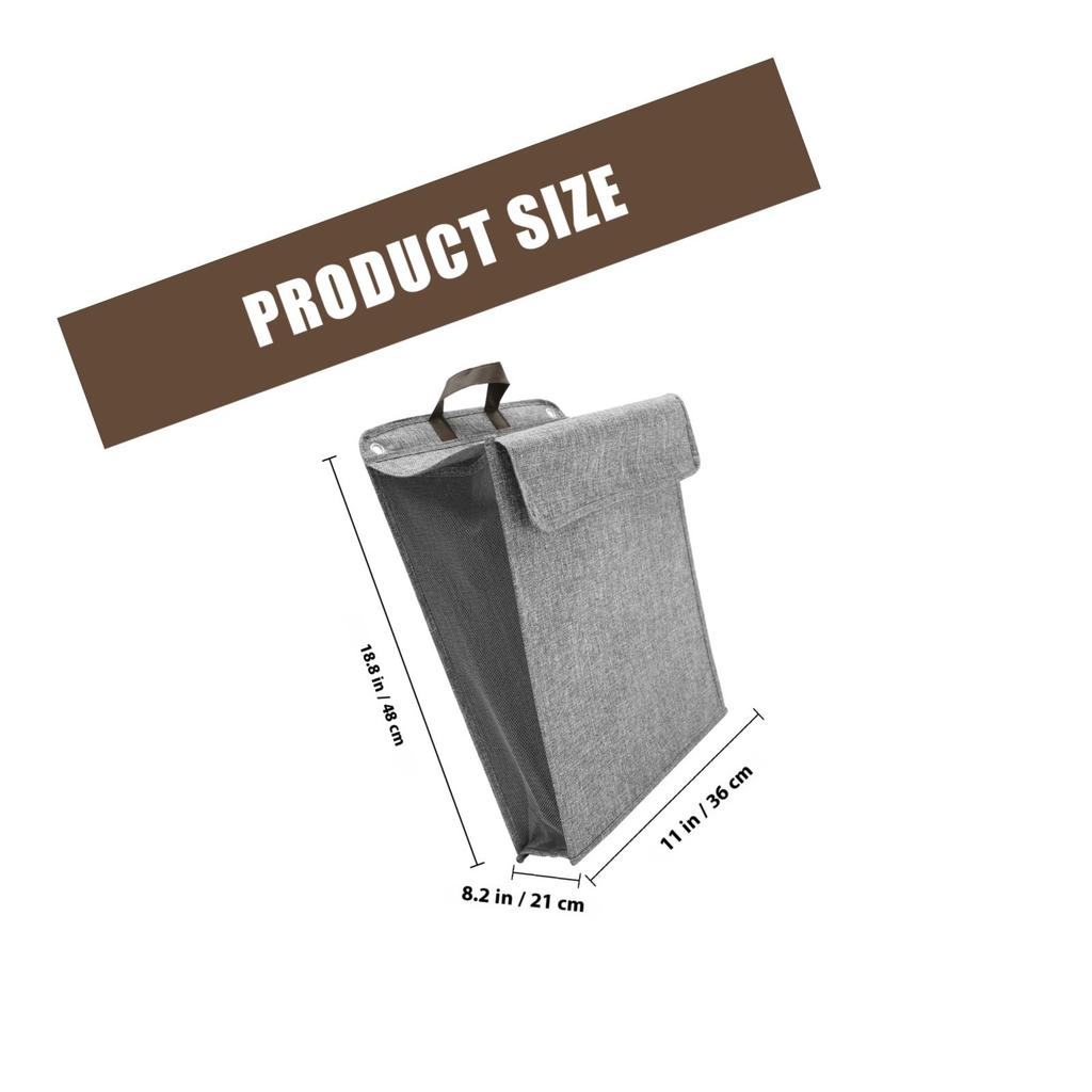 Large Foldable Laundry Basket Dustproof Fabric Collapsible Clothes Hamper for Laundry Storage Bedroom Bathroom Living Room