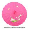 Vintage Chinesischer Seiden-Ölpapier-Schirm Blume Ölpapier-Schirm Bambusgriff Hochzeitsdekoration Foto-Sonnenschirm Tanz-Requisiten