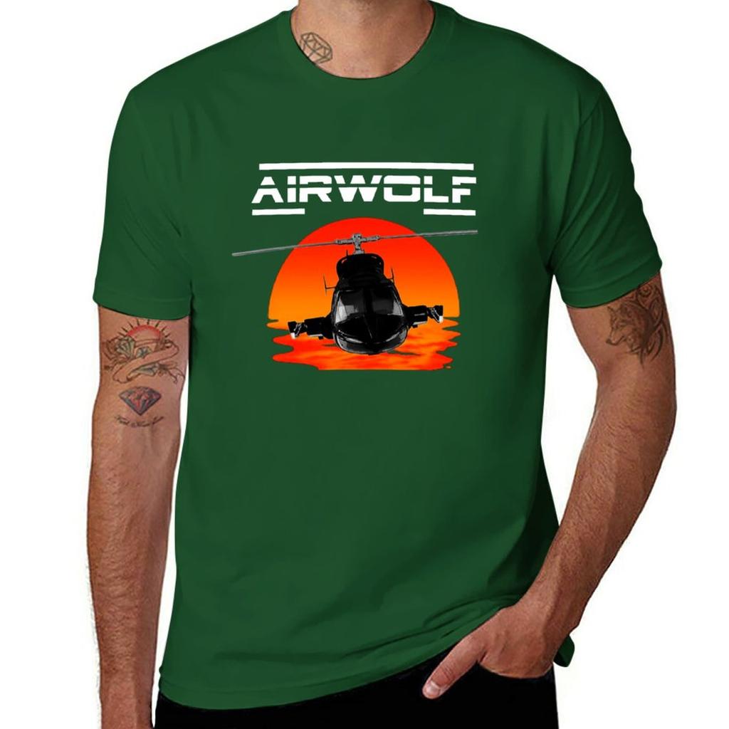 Nuova serie TV Airwolf Supercopter T-shirt Grafiche T-shirt T-shirt Oversize T-shirt Divertenti Per Unisex