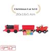 Battery Operated Action Locomotive Train Magnetic Connection Powerful Train Set Fit for Wooden Trains and Tracks Kids Gifts