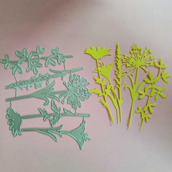 Květina List Kovové Vyřezávací Šablony DIY Scrapbook Papírové Karty Foto Dekor Šablona