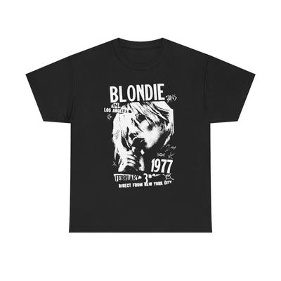 Maglietta Blondie, Maglietta Vintage Blondie, Maglietta Unisex Blondie