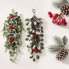 Artificial Christmas Wall Hanging for Home Entryway Window Festive Holiday Decor