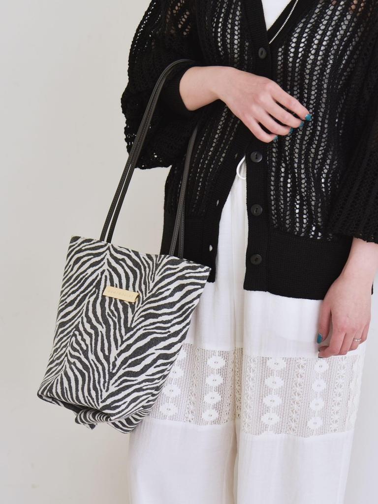 Caranciel Women's 2-Way Animal Tote Bag, 610020002, Charcoal Gray, One Size