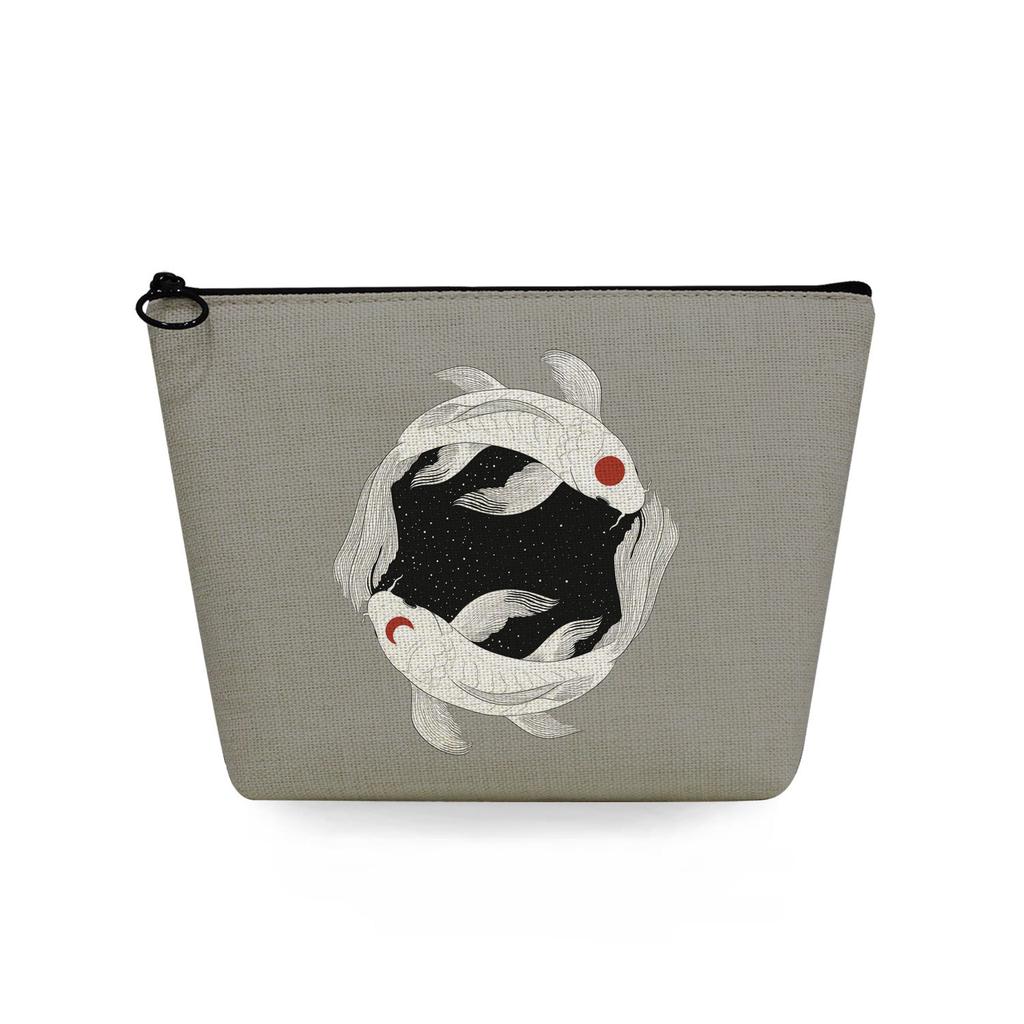 Women Wine glass Print Cosmetic Bag Toiletries Organize Travel Storage Case 6735 KTB