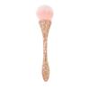 Diamond-Inlaid Handle Loose Powder Brush with High-Footed Cup for Blush & Makeup Setting