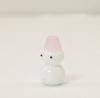 Castle Enterprise Cute Glass Craft Petit Series Snowman (Pink)