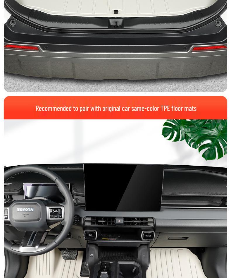 Toyota RAV4 Trunk Mat - Compatible with 26 Models, TPE Material for Highlander, Custom Decorative Mat