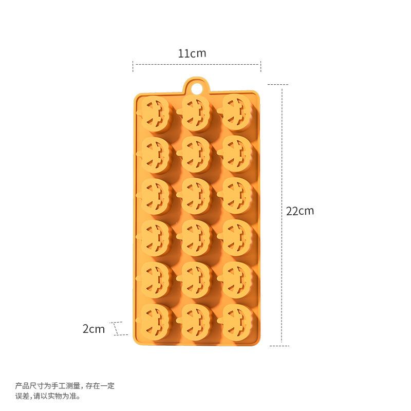 

Silicone Halloween Ghost Pumpkin Baking Mold Non-Stick Chocolate Jelly Fondant Cake Baking mould with Shape of Skull Bat Molds