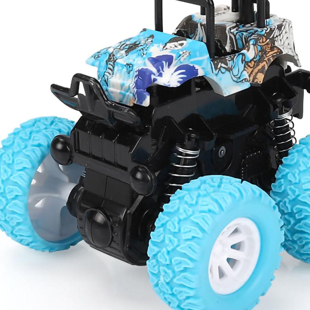 Mini Inertia Four Wheel Drive Off Road Vehicle Children Toy Off Road Climbing Stunt Car Drop Resistant Stunt Toy Car