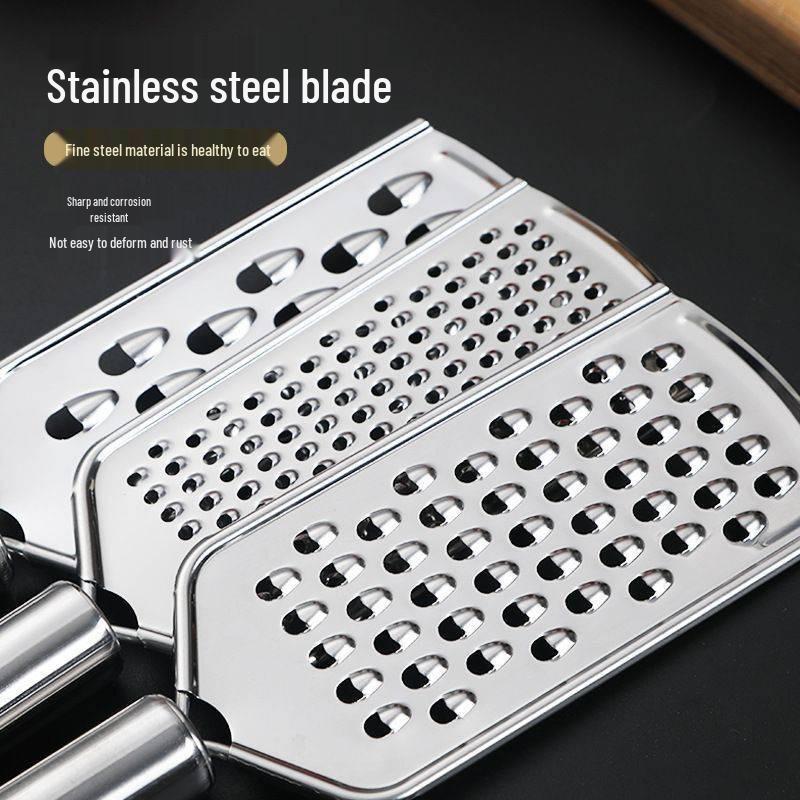 Multi-functional Stainless Steel Grater for Cheese, Vegetables, Fruit, and Ginger
