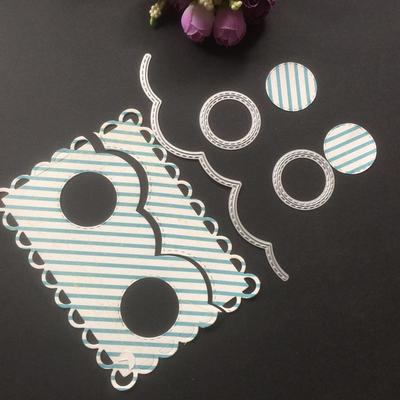 Glasses Metal Cutting Dies Stencils Die Cut for DIY Scrapbooking Album Paper Card Embossing