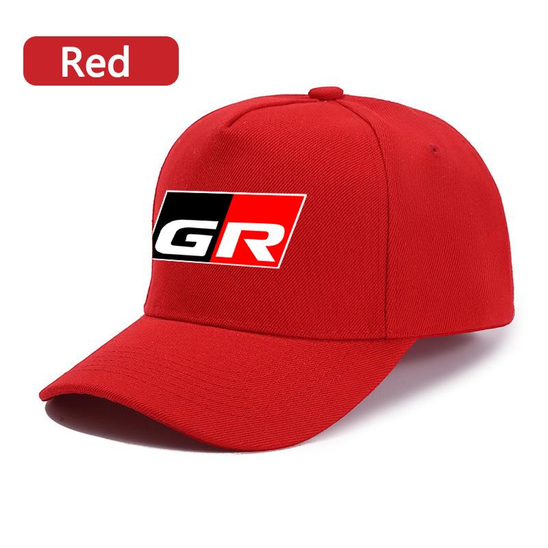 Car Logo Cotton Adjustable Baseball Hat for Toyota GR RAV4 Crown Hilux Fortuner Corolla SE 2023 Camry Yaris Land Cruiser Prado