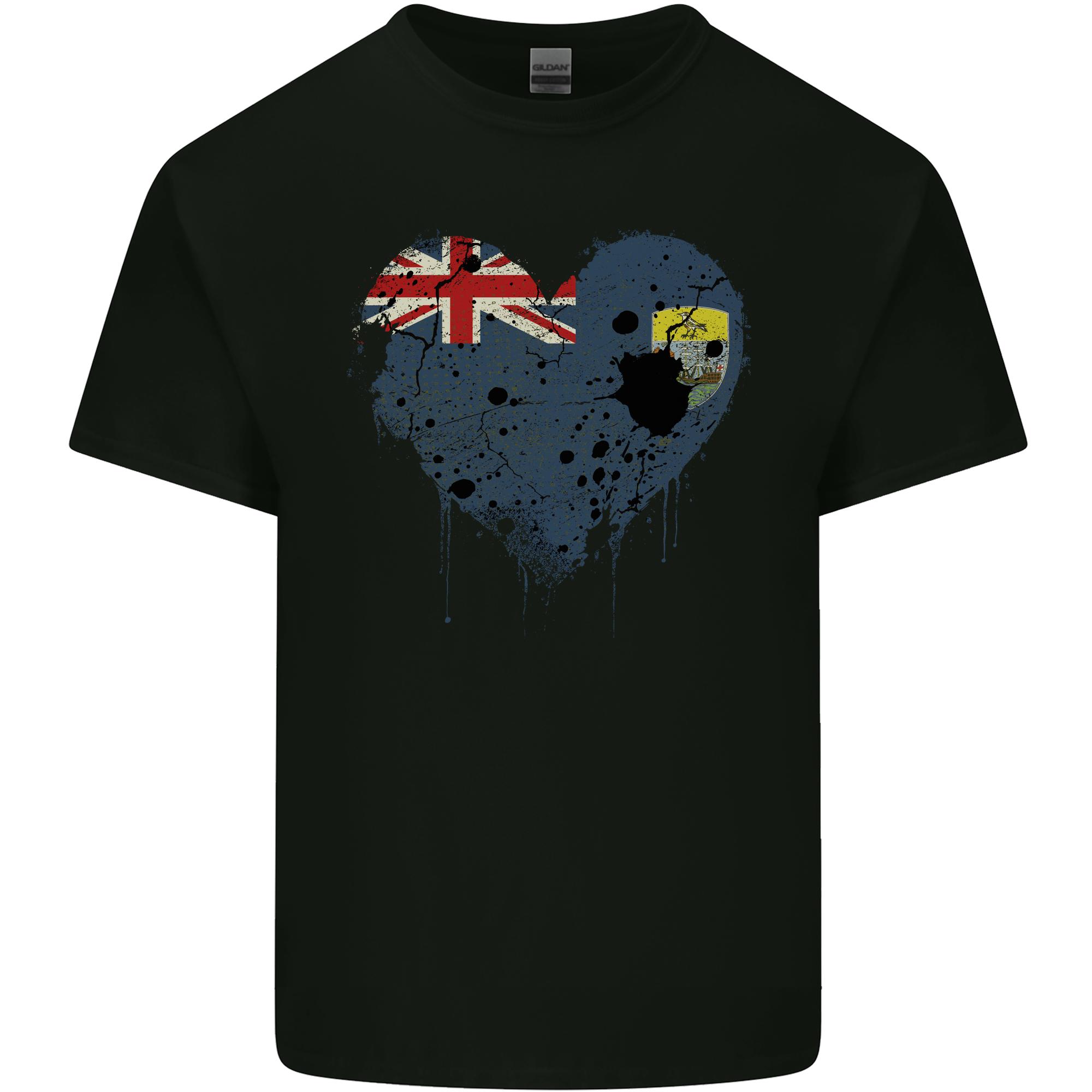 Love Flag Saint Helena Football Unisexs Light Cotton TShirt S