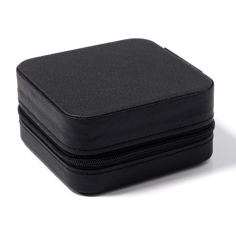 Portable Jewelry Storage Box Mini PU Leather Travel Organizer For Jewelry Bracelets Necklace Ring Earrings Gifts  Display Box