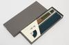 Folding Kyoto Craftsman with Fan in Paper Box [Hasegawa] Men's Fan, Made, Case, (Gourd Design, Green)