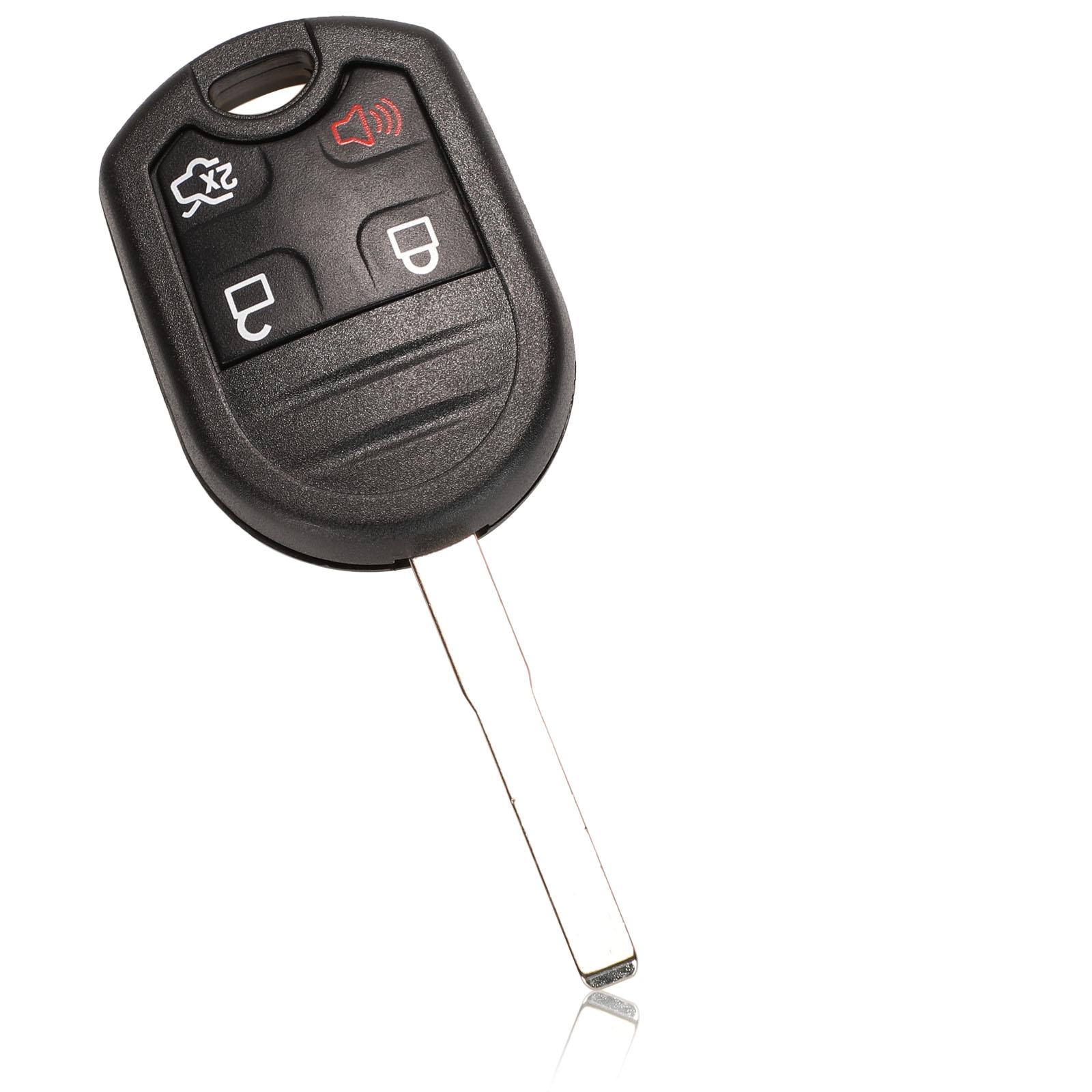 jingyuqin 4-кнопочный дистанционный бесключевой автомобильный ключ для Ford Edge Escape Expedition Explorer Чехол хань синий