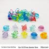 Transparent Acrylic Gemstone Toy with Hole - DIY Decoration