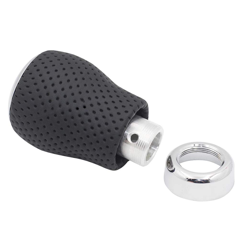 Sakan Hlavice řadicí páky 5 rychlostí 8*5cm Hliník Černý steh (Černé prošívání 2)